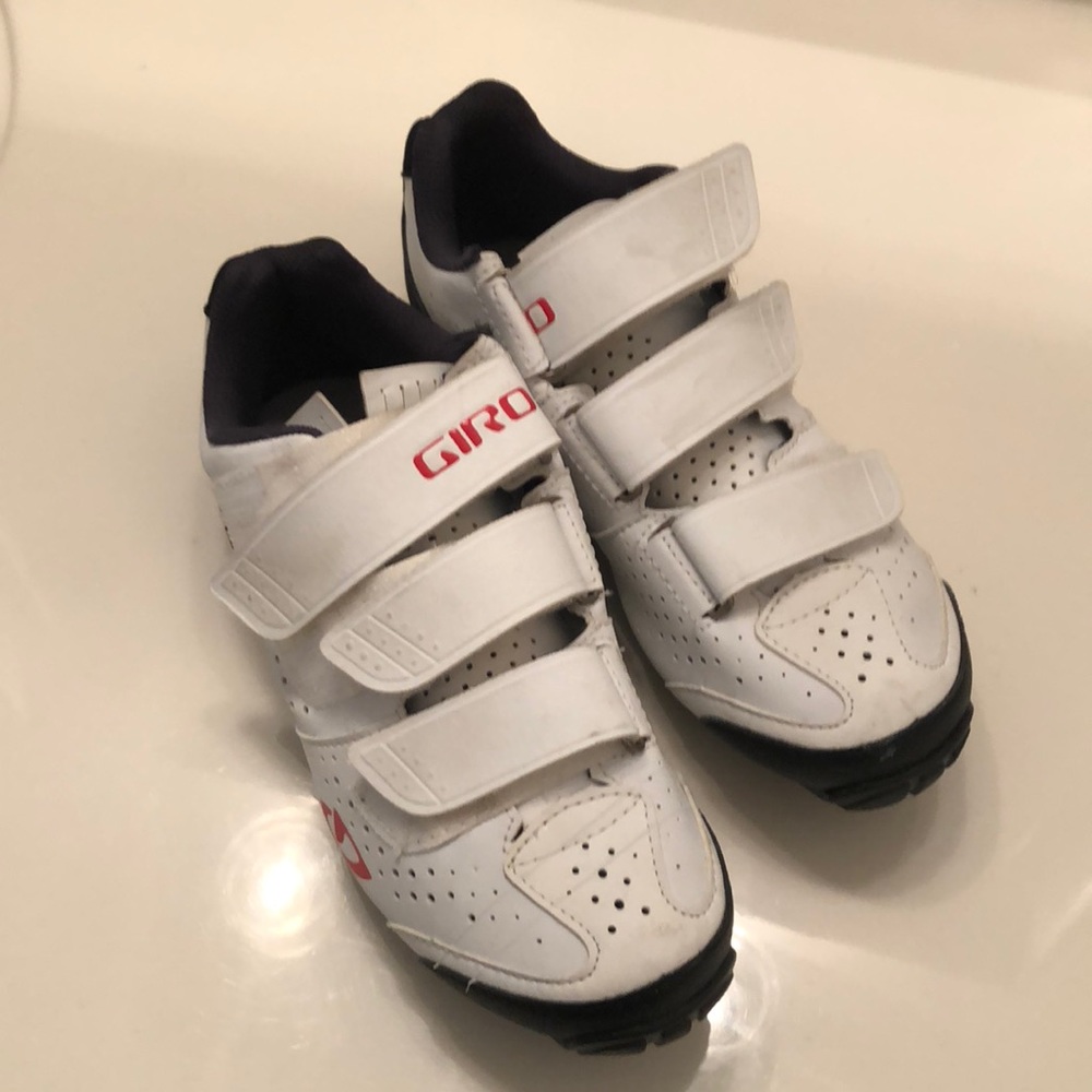 Giro cycling shoes- white